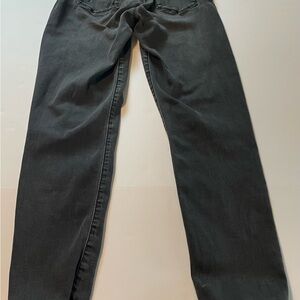 Elegant Charcoal Women's Straight Leg Jeans